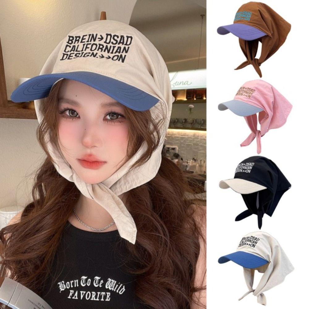 Quick Drying Letter Baseball Cap UV Protection Peaked Cap Fashion Sun Hat Summer