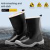 Labor Insurance Shoes Men's Anti-smashing, Anti-piercing and Wear-resistant Oilfield Mine Boots Steel Baotou Safety Shoes