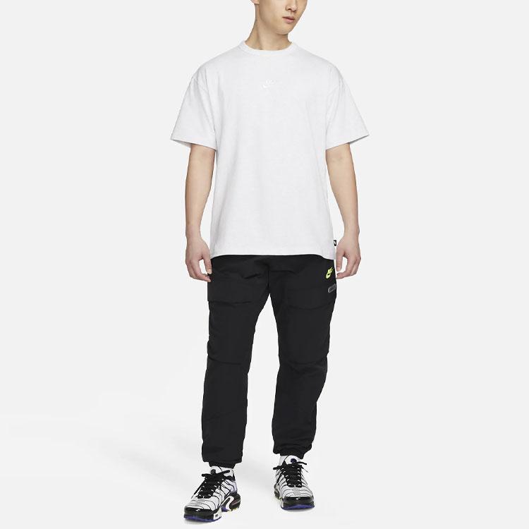 Nike Спортивная одежда Premium Essentials вышитый логотип свободный спортивный крой футболка мужские топы береза-вереск DO7393-051