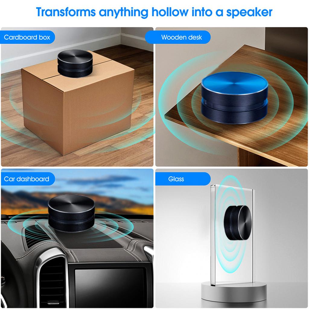 Bone Conduction Speaker 120Hz 16KHz BT 5.0 Portable Aluminum Alloy Loud Stereo Sound Speaker