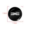 BGW1 14MM Remote car key  aluminum badge, decorative sticker For Dacia Duster Logan MCV Sandero Stepway Dokker Lodgy Car Accessories