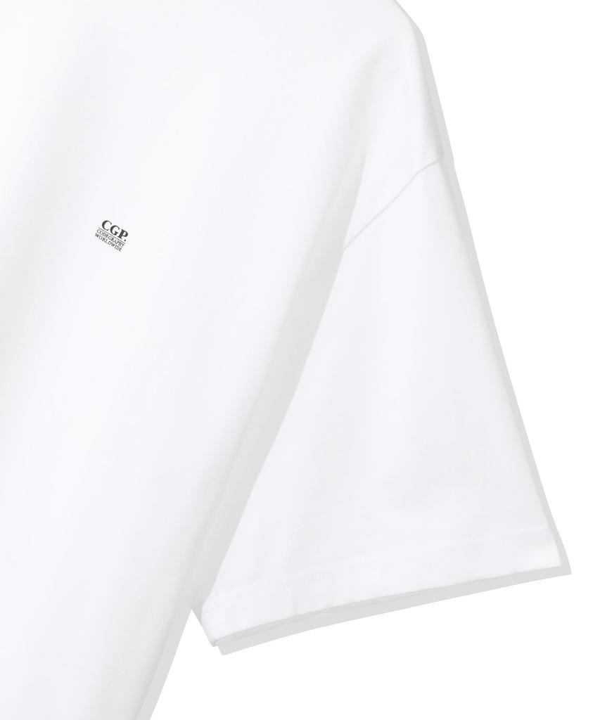 CGP [2Pack] Small Square Logo Short Sleeve T-Shirt - White