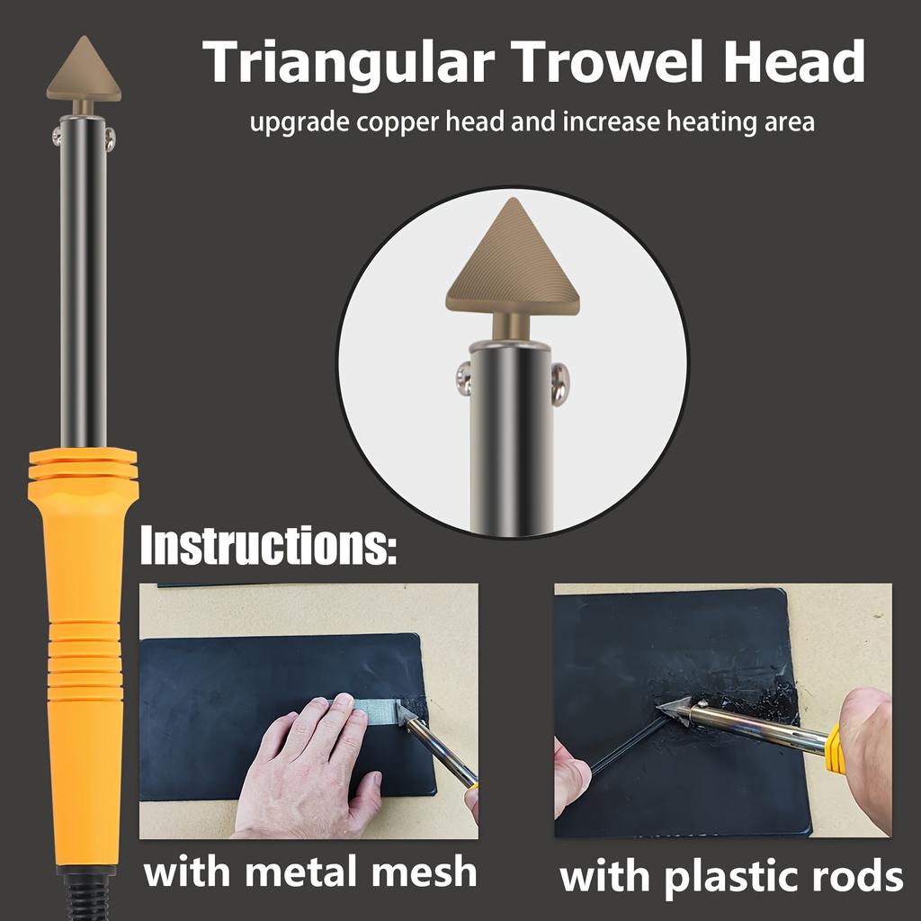 Машина для ремонта бампера автомобиля Сварочный пистолет для ремонта пластикового бампера Сварочный гвоздь Сварочный пруток Машина для сварки пластика Термоплавкий аппарат