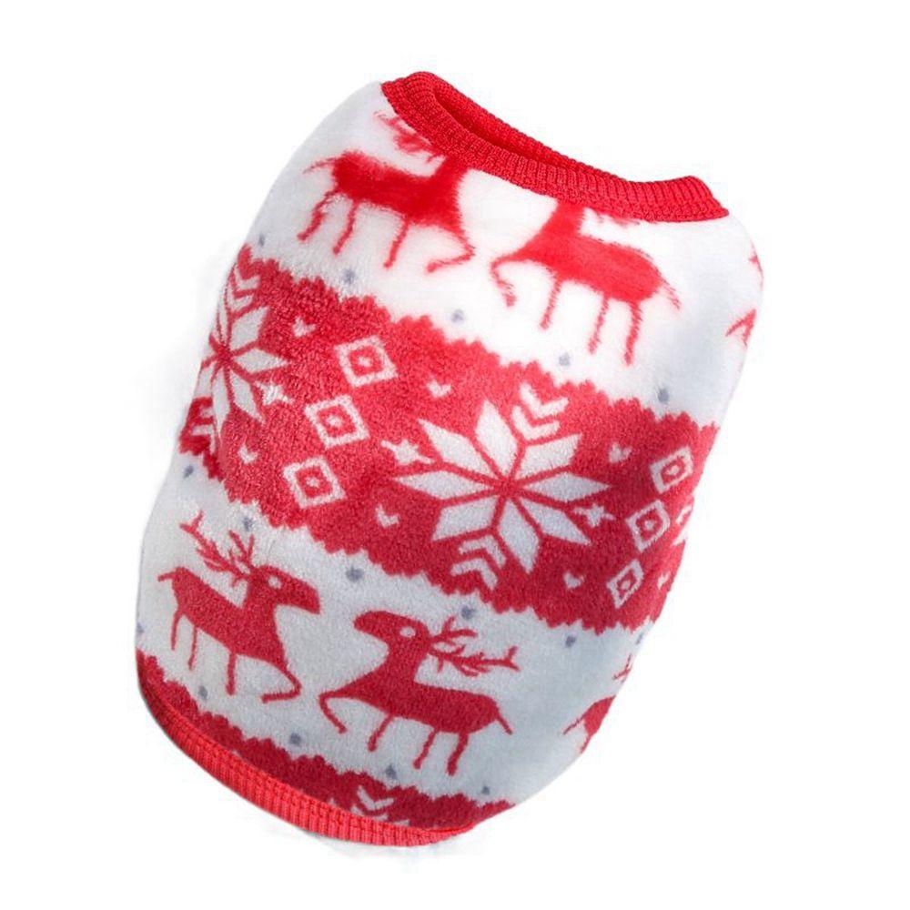 Warm Soft Cartoon Winter Yorkshire Pet Dog Clothes Dog Sweater For Small Dogs Dog Vest