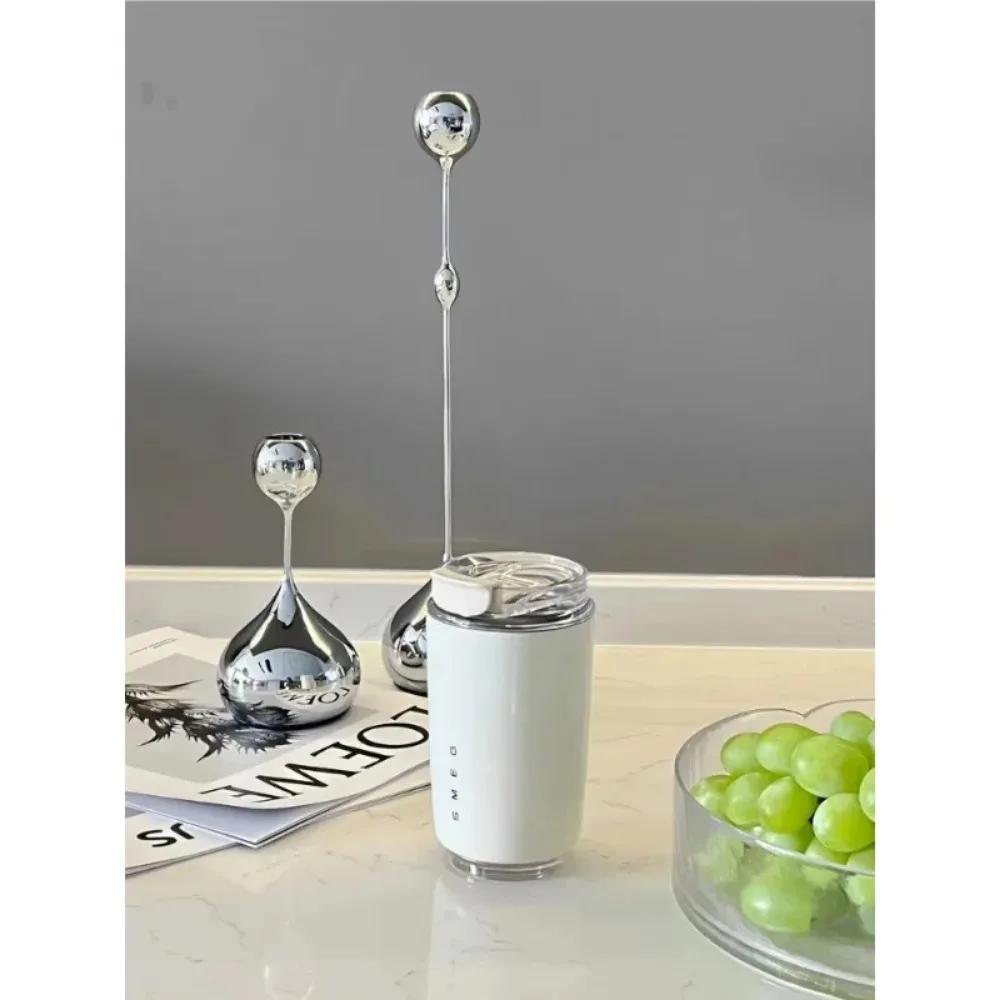 Кремово-белые изолированные бутылки для воды, термос, бутылки для воды из нержавеющей стали, питьевая бутылка, кофейная чашка, кружка для путешествий