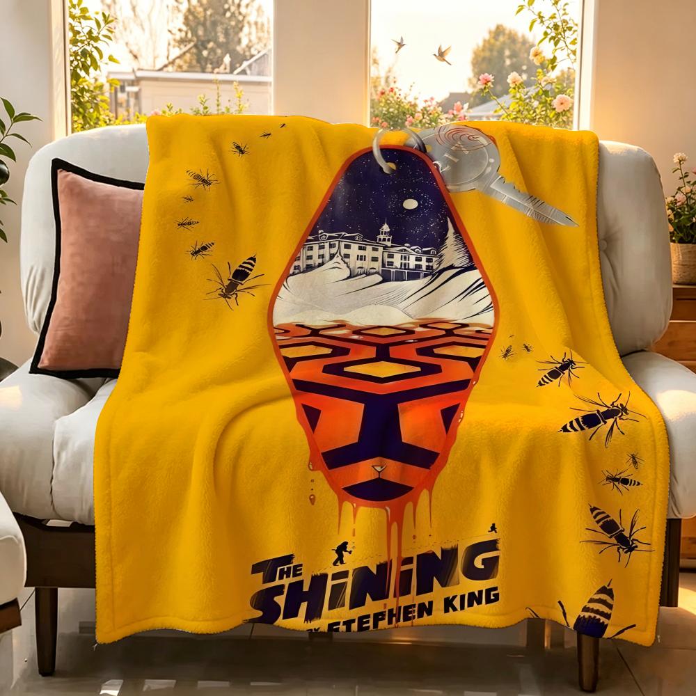 Movie T The S Shining Flannel Blanket Suitable for Sofa Living Room Bedroom