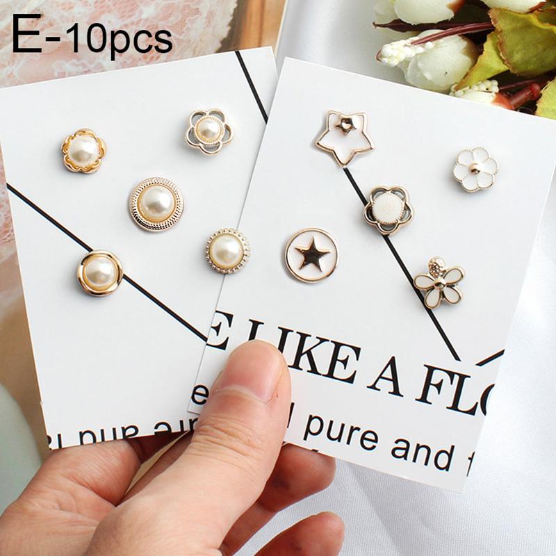 10 шт., броши, кардиган, корсаж, воротник, шаль, пуговица, брошь, булавка, женские булавки, подарки, ювелирные изделия