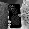 Летний Фруктовый Чехол с Ананасом для iPhone 15 12 11 13 14 16 Pro Max XS X XR Plus 6S Plus 12 Mini
