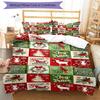 3pcs Christmas Bedding Set Duvet Cover Closure Includes 1 Duvet Cover & 2 Pillowcases, Soft and Comfortable for All Seasons.