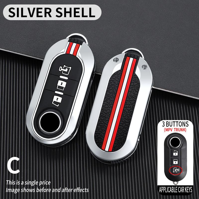 Чехол-раскладушка для автомобильного пульта из цинкового сплава для Fiat Ducato 500 500L Panda Grande Punto Lancia Musa Автоаксессуары