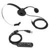 H360‑3.5‑U901 Single Ear Customer Service Headset Adjustable Volume Mute Unilateral Headset with