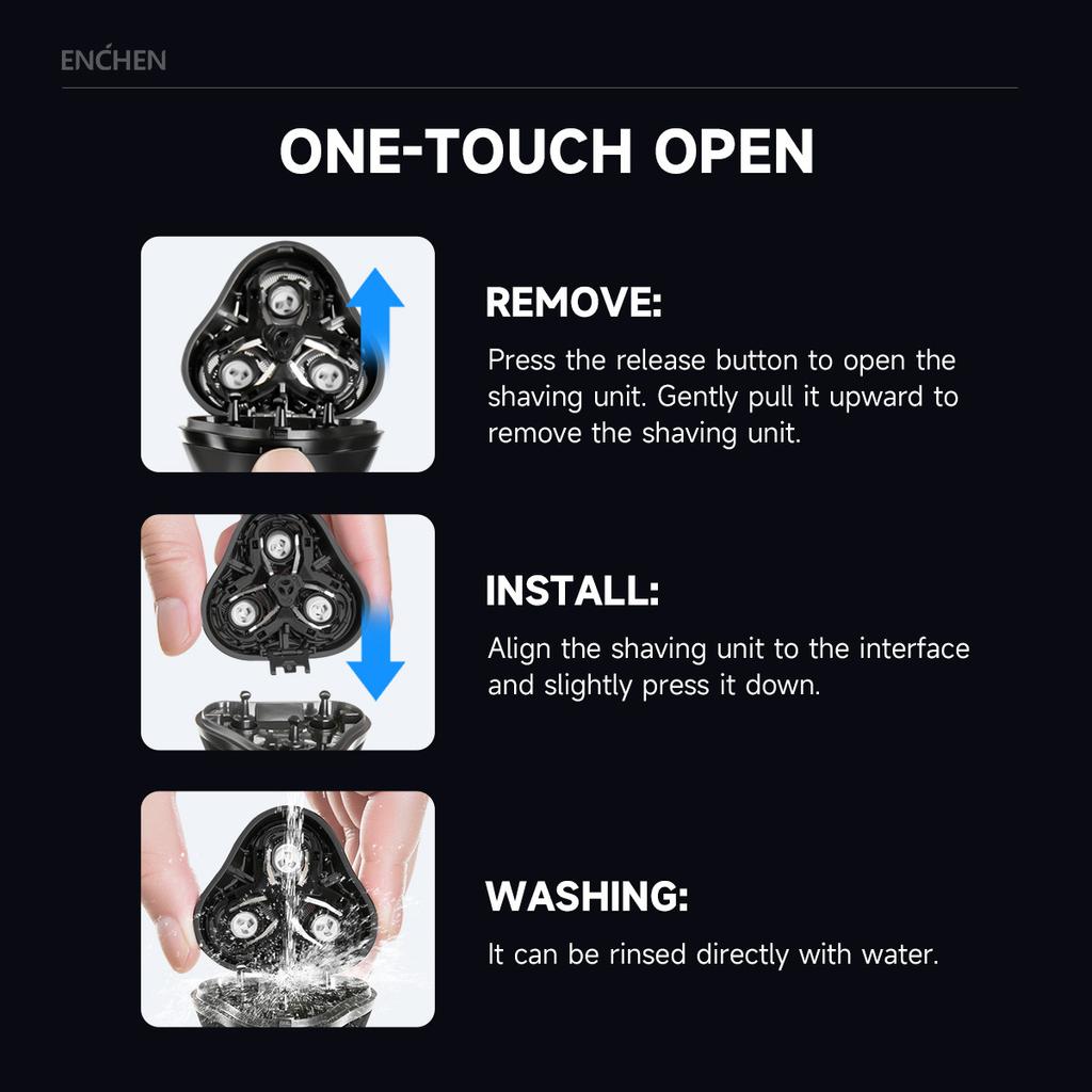 Xiaomi ENCHEN BlackStone Max Electric Shaver Razor Beard Trimmer