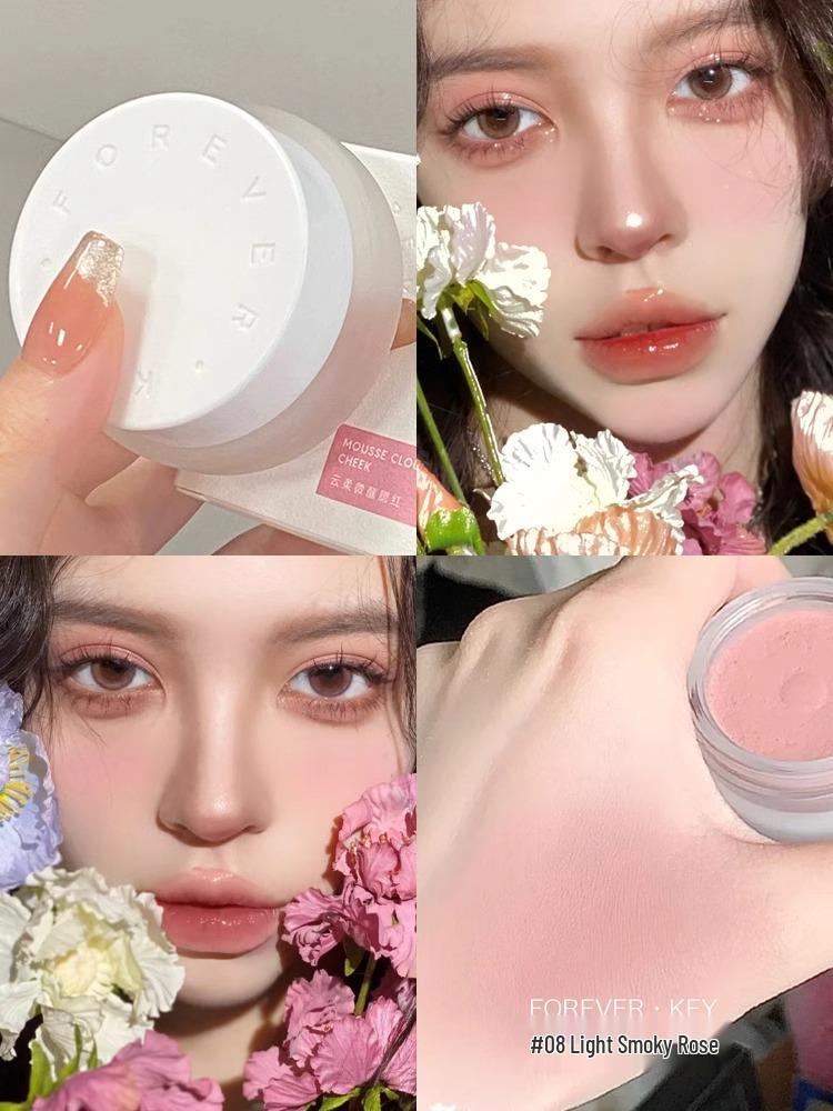 Foreverkey Расширяющийся румяна и тинт для губ 4г: Кремовые румяна и тинт для губ двойного назначения