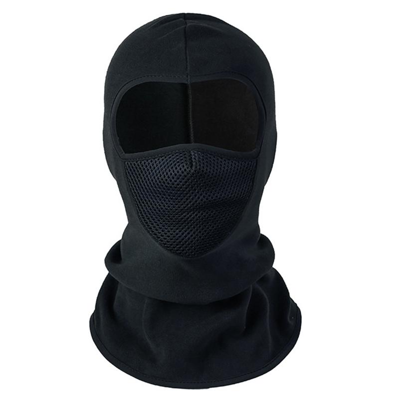 Зимний теплый уличный велосипедный капюшон унисекс с флисовой подкладкой, ветрозащитный, пылезащитный шарф, повязка на голову, аксессуары для катания на лыжах и кемпинга