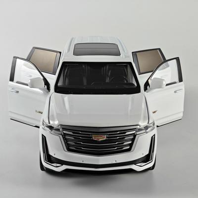 Масштаб 1/24 Cadillac Escalade Внедорожник Сплав Литье под давлением Модель Игрушка с инерционным механизмом Подарок Друзьям Коллекция Хобби Декоративный Прекрасный Подарок