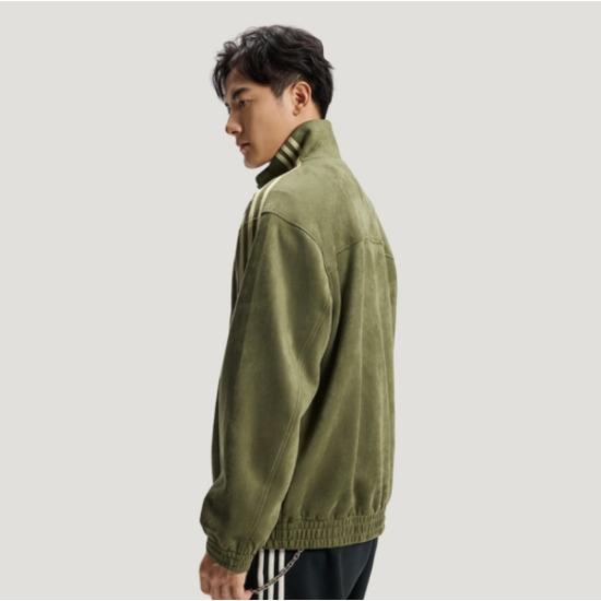 Adidas Originals CTT Китайская спортивная куртка Повседневная куртка KT3847 Унисекс Зеленый