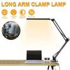 3 Lighting Modes LED Desk Lamp with Clamp Dimmable Swing Arm Desk Lamp Folding Clip On Light Study