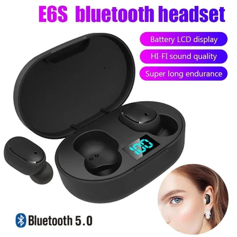 Wireless Bluetooth Earbuds Noise Cancelling Headphones with Mic for Xiaomi Redmi