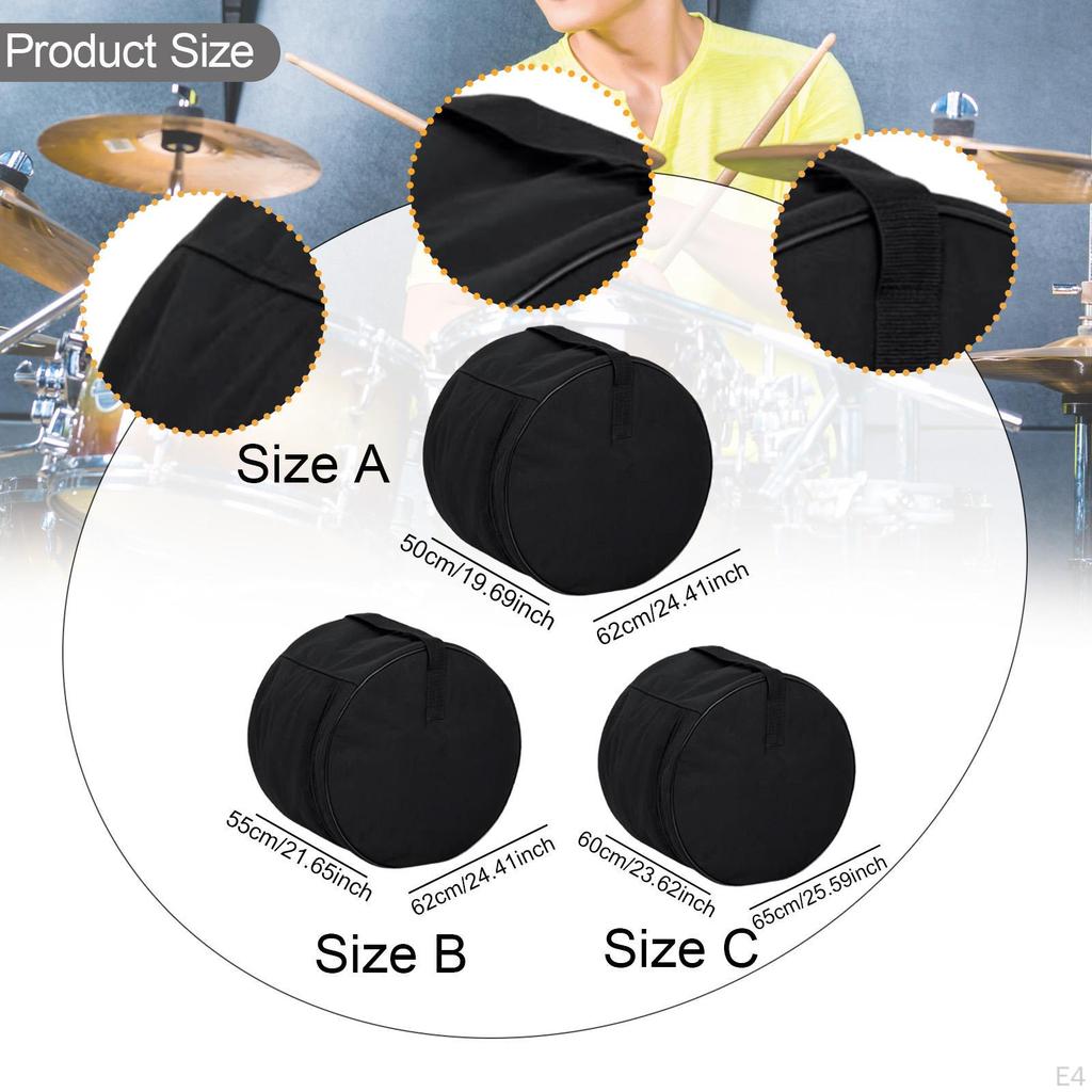 Bass Drum Case with Handle for Safe Travel and Protection