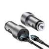 Автомобильное зарядное устройство AST Type-C USB-порт Универсальная розетка Двойной адаптер Комплект прикуривателя