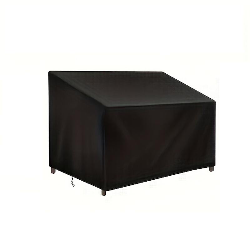Durable black outdoor chair cover – deep-seat leisure chair