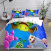 Anime My Singing Monsters Video Game Cartoon Bedding Set Single Twin Full Queen King Size Bed Set Adult Kid Bedroom Bedding Gift