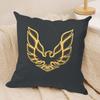 Golden PPontiac Cushion Cover Soft Plush Fabric DoubleSided Printed Cushion Covers for All Seasons Modern HomeDecor Gift