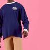 Gucci X Adidas Originals Футболка Унисекс Темно-синяя 700506-XJEKO-4622