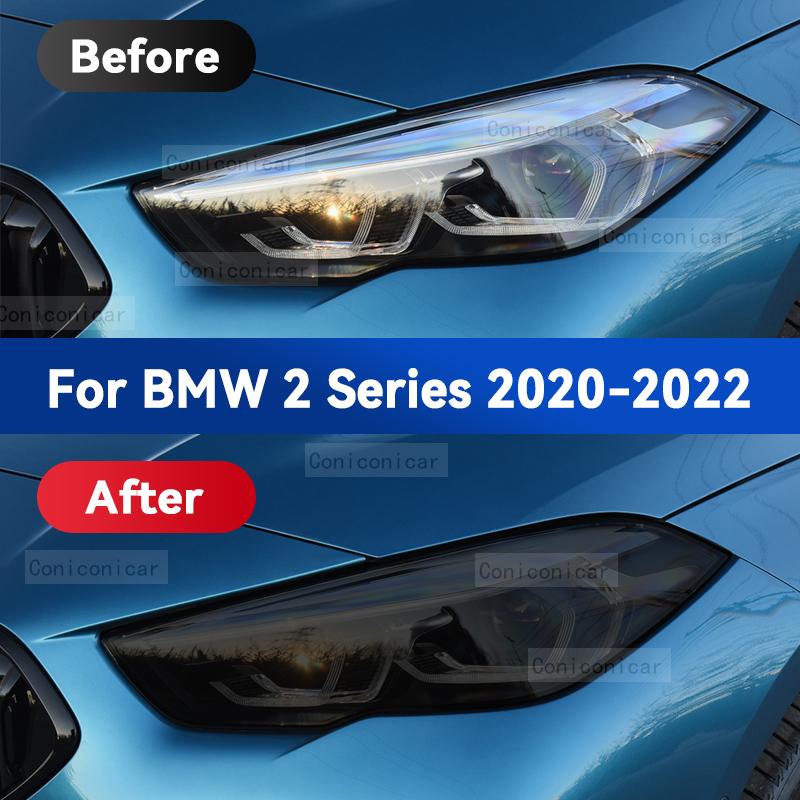 For BMW 2 Series F22 F23 F44 G42 2014-2023 Car Headlight TPU Protective Film Front Light Tint Change Color Sticker Accessories
