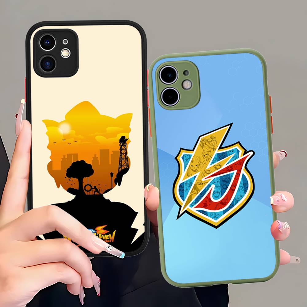 Axel Blaze Firestorm Inazuma Eleven Phone Case For IPhone 16e 16 15 14 13 12 11 Pro Max X XS Max Plus Matte Clear
