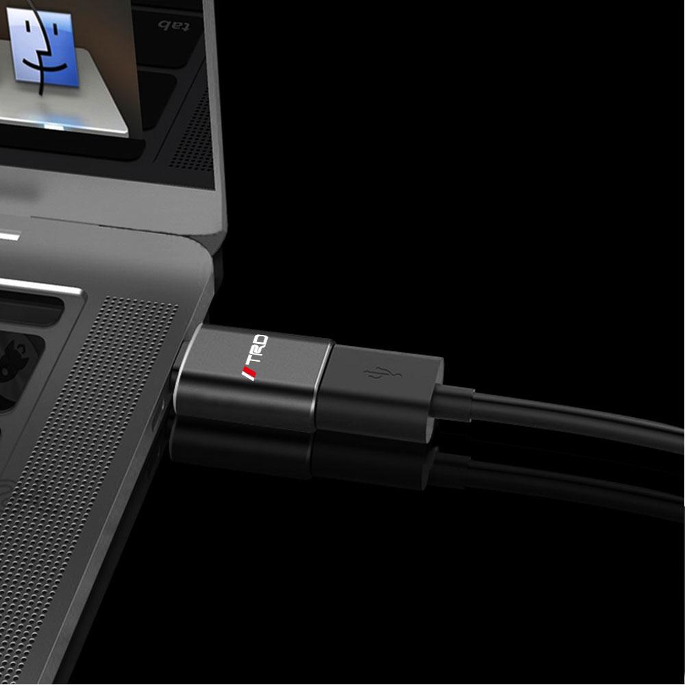 OZMR2 1 шт. USB на Type-C OTG Адаптер USB Female Конвертер Зарядное устройство для телефона Для Toyota Fortuner Chr Prius Hiace Verso Yaris Trd Corolla