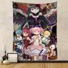 Мультяшный Гобелен Puella Magi Madoka Magica в Бохо-стиле с Мандалой, Идеальные Листы для Украшения Стен в Аниме- и Бохо-Пространствах