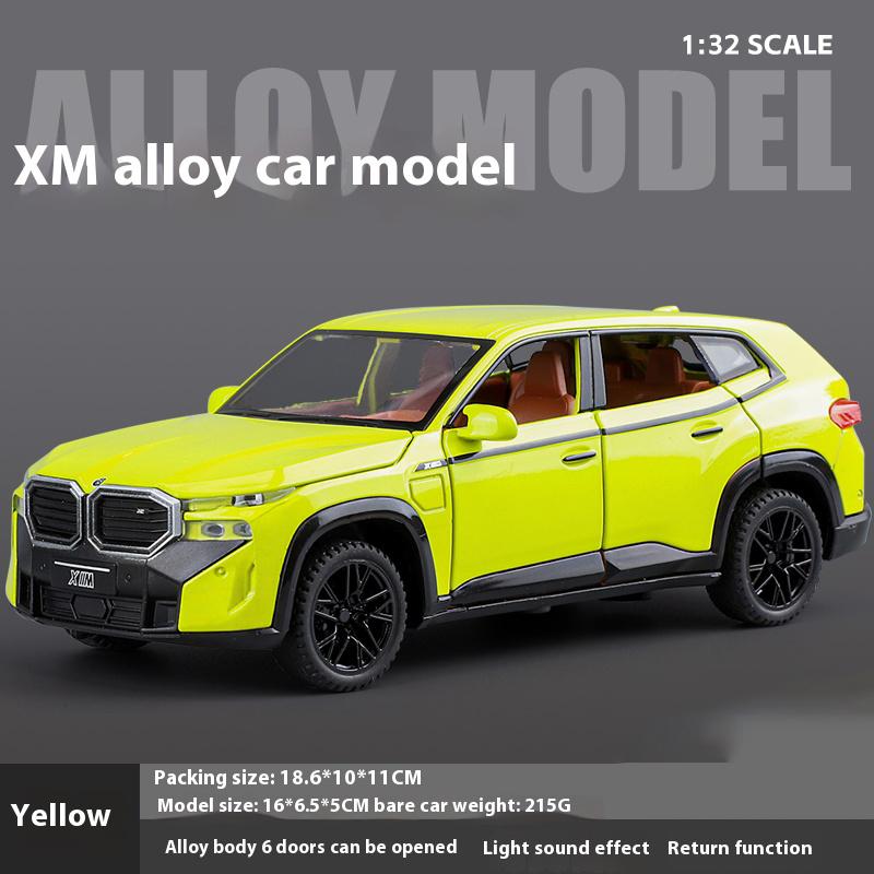 1:32 BMW XM Внедорожник SUV Литой из сплава и Модель автомобиля Подарок другу на день рождения Декоративные украшения для центральной консоли автомобиля