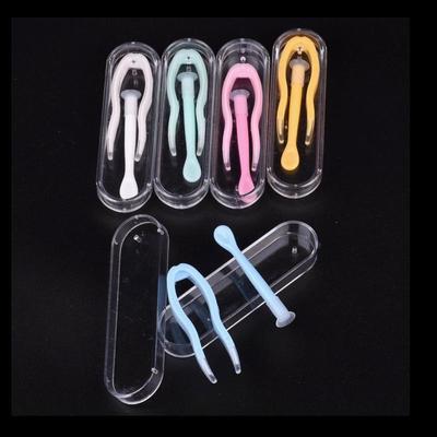 Дорожные контактные линзы для девочек, пинцет на присоске, пластиковый мини-футляр для контактных линз, набор инструментов для ухода за глазами, аксессуары