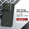 Полупрозрачный матовый чехол для Motorola Edge 70 Противоударная матовая задняя крышка из поликарбоната для Moto Edge 70 Чехол для Motorola Moto X70 Air