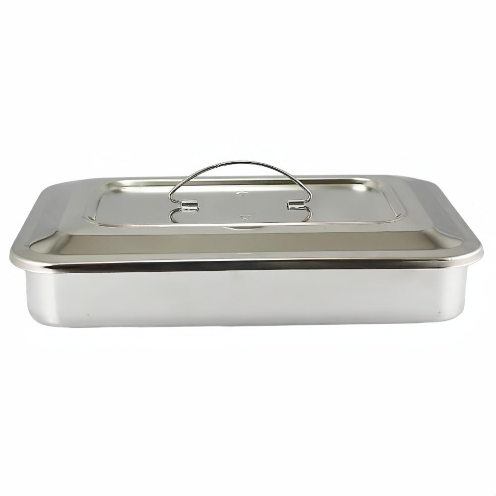 Дентальный дезинфекционный контейнер с крышкой из нержавеющей стали хирургическое оборудование инструменты стерилизатор контейнер для хранения лабораторных инструментов