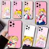 Мультяшный Чехол для Телефона S-Sailor M-Moons Для iPhone17,16,15,14,13,12,11 Plus,Pro Магнитный с Беспроводной Зарядкой Magsafe