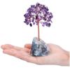 With Base Natural Crystal Tree DIY Wealth Tree Ornaments Crystal Feng Shui Trees  Potted Plants