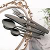 Western Cutlery Set 32Pcs Stainless Steel Tableware Set Dinner Knife Coffee Spoons Fork Dinnerware Home Kitchen Flatware Set