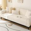 Nordic Soft Plush Sofa Cover Non-Slip Solid Color Thick Sofa Cushion Simple Style Sofa Towel for Living Room Home Couch Decor