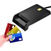 USB Smart Card Reader Writer for Bank IC/ID/EMV Cards, CCID Compliant Support Windows 10/8/7 Linux OS, USB-CCID ISO 7816