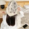 1Pcs Summer Pastoral Style Retro Hollow Knitted Hat Women Sweet Multipurpose Shawl Hat Mountaineering Hat