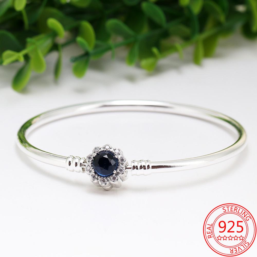 Оригинальный бренд 925 пробы стерлингового серебра момент браслет классический жесткий в форме сердца пряжка браслет девушка сделай сам браслет с подвесками ювелирные изделия подарок