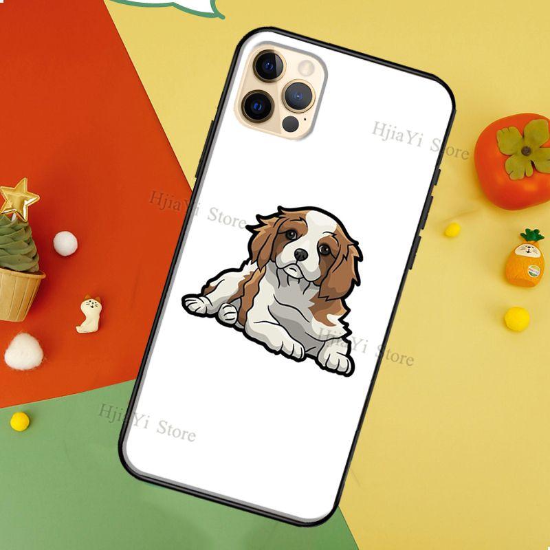 Чехол для телефона с изображением кавалер-кинг-чарльз-спаниеля для iPhone 13 11 14 12 Pro Max 7 8 Plus X XR XS Max SE 2020 12 13 Mini Задняя крышка