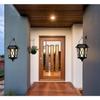2Pack 6In Long Ceiling Hooks for Hanging Plants Outdoor Flower Basket Black