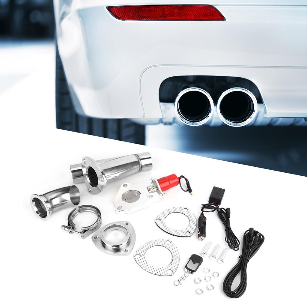 2.25inch Car Modification Universal Electric Exhaust Valve Remote Control