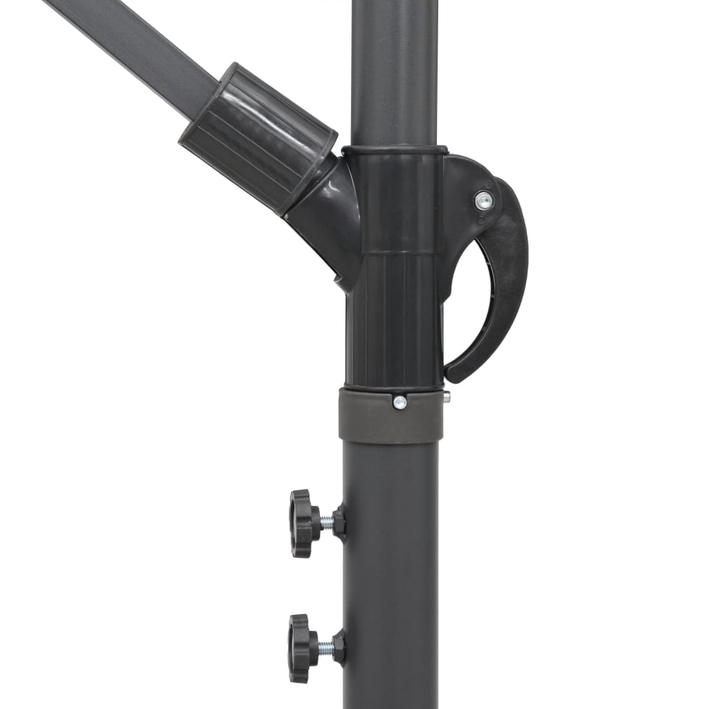 Umbrella Burgundy Red 3 m Aluminum Mast