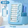 360 Degree Rotating Pen Holder Large Capacity Desk Organizer With Self-discipline Tracker Students