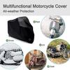Protection Cover - Black - Scooter - 245x105x125CM - Waterproof - Anti-UV - 190T Polyester