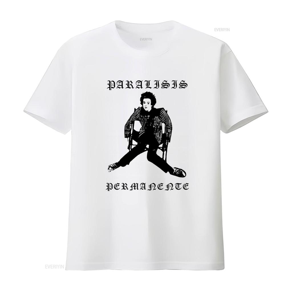 Paralisis Perunisexente Print T Shirt Unique Design For Fashion Enthusiasts Vintage Designer Clothes Homme Stretched